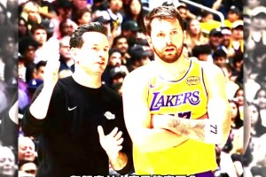 “马克西都在学习的突破和上篮技巧，突破到篮下的对抗欧洲步”